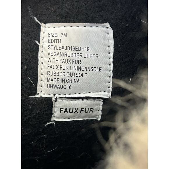 JBU by Jambu Women's Winter Cold Weather Ready Sz 7M Brown Snow Boots Faux Fur - Picture 6 of 6